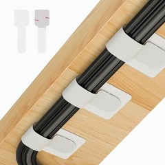 50 PCS Hook and Loop Cable Ties | Strong Adhesive | Flexible Management