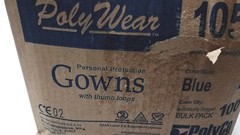 Polyco 10510 Polywear Gown Blue Large Pack of 100