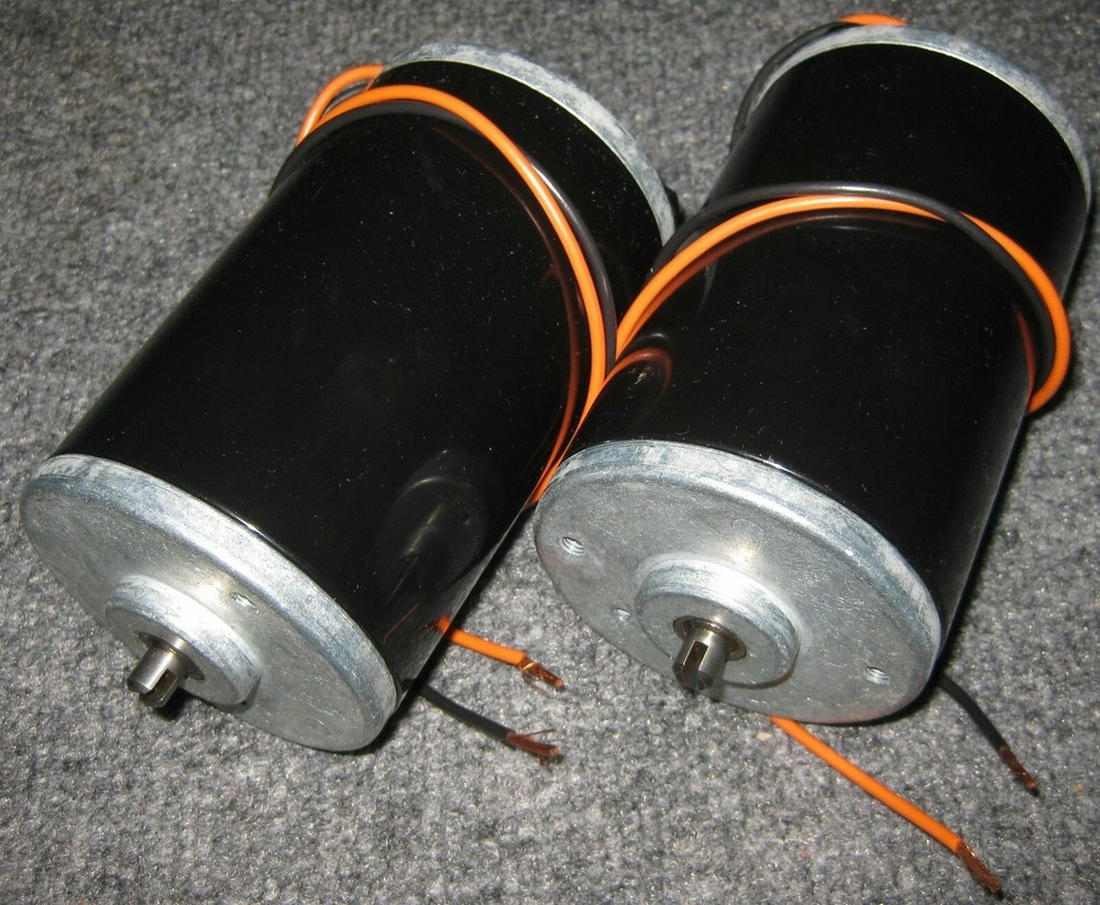 2 X 12 VDC Big Hobby Motor – 6000 RPM – High Current and Starting Torque – 160A