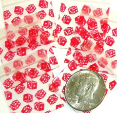 DIME BAGS 1000pcs 1.5″ x 1.5″ WE CHOOSE RANDOM MIX! (10 packs x 100)