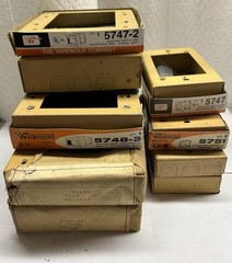 Treasure trove of Wiremold Boxes & Fittings Tan/buff