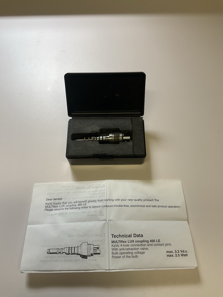 KaVo MULTIflex LUX 460 LE Fiber Optic Dental Coupling