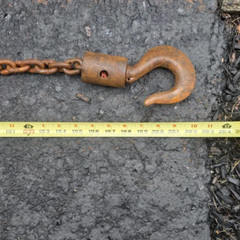 CM Cyclone Model S 1 Ton Manual Chain Hoist ~18 FOOT LIFT! Columbus McKinnon