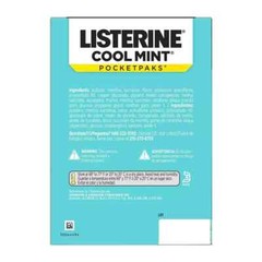 Listerine Cool Mint Pocketpaks Breath Strips, 6 pk./72 Strips 432 Count DEAL!!!