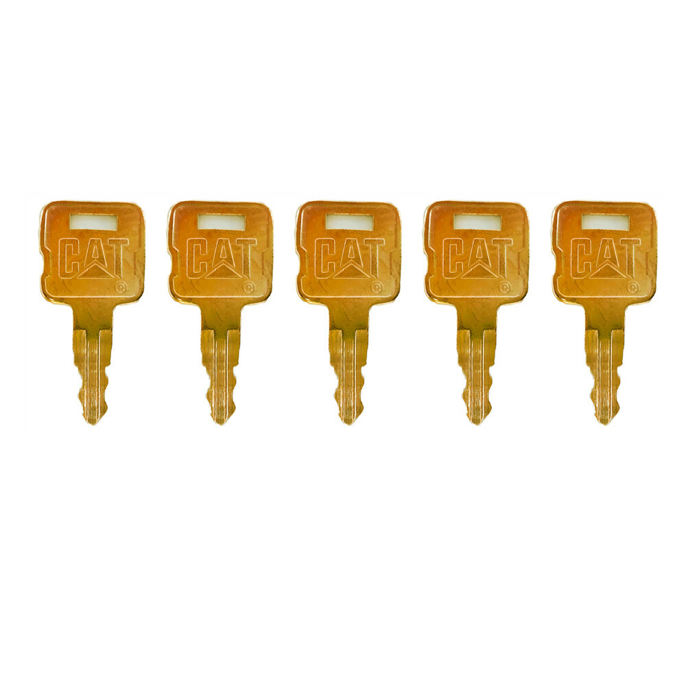5pc 5P8500 CAT Ignition Keys For Caterpillar Heavy Equipment and ASV 5P8500
