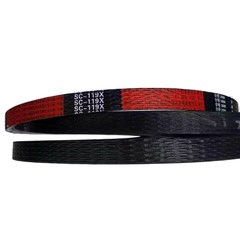 1PC NEW FIT FOR triangle belt with good red label SC119Ld harvester belt