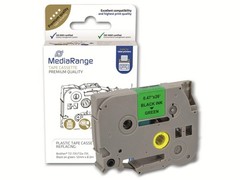 MediaRange Kunststoff-Schriftbandkassette, für/ersetzt Brother TZ-731/TZe-731,pe