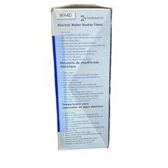Intermatic WH40 Electric Water Heater Timer DPST 40 Amp 240V AC 60Hz Heavy Duty