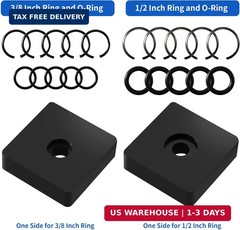 5-Pack 1/2″ and 3/8″ Impact Retaining Ring Clip With O-Ring for Milwaukee Electr