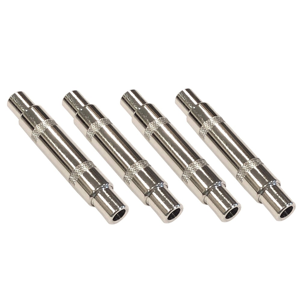 Keen Eye (4) Pack of 6.3 mm 1/4 1/4″ Mono Female to Female Coupler Gender Cha…