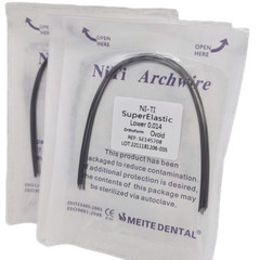 50 Packs Dental Orthodontic Super Elastic Wire Niti Round Arch Wires Ovoid Form