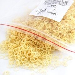 5000 Pcs/Bag Dental Orthodontic Rubber Bands Elastics Ligature Tie 1/4 Fox 3.5Oz