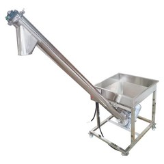 220V Screw Type Automatic Feeding Machine Movable Industrial Auger Conveyor