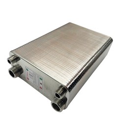 100 Plate Stainless Steel Heat Exchanger Brazed Plate Heat Exchanger