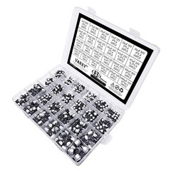 430 Pcs 1uF to 1000uF SMD Aluminum Electrolytic Capacitor Assortment Kit 10V