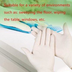 New Disposable Latex Gloves, Powder Free Large. (100 Gloves Per Box)