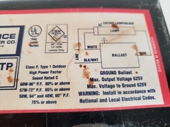 ADVANCE VSM-175-S-1-TP INSTANT START BALLAST, 277V, 60 HERTZ, NIB