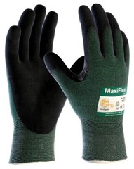 MaxiFlex 34-8743 Micro Foam Nitrile Coated ANSI A2 Cut Resistant Work Gloves 6PR