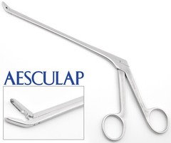 AESCULAP FF806R Surgical Spurling Pituitary Rongeur Angled up 3mm x 10mm Bite 7″