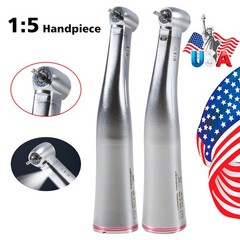 Dental 1:5 1:1 Fiber Optic LED Contra Angle Electric Handpiece For KaV NSK COXO