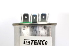 TEMCo 60+7.5 uF Dual Run Capacitor — Robust HVAC & Motor Replacement