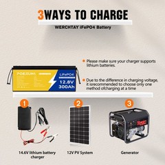 PUJIMAX 12V 100Ah LiFePO4 Lithium Battery BMS 100Ah Cycle Deep for Solar RV NEW