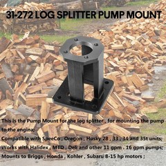 31-272 Log Splitter Pump Mount for Hydraulic Log Splitter 8hp-15hp Engines
