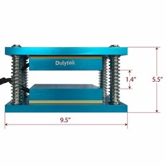 Dulytek Retrofit Caged Heat Plate Kit, 3″ x 6″, Paired w/ 10-20 Ton Shop Presses