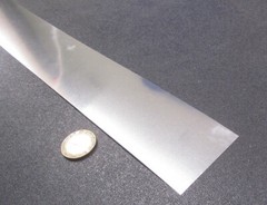 301 Stainless Steel Sheet Shim, .006″ (+/-.0004″) x 2.0″ x 5 Foot Length