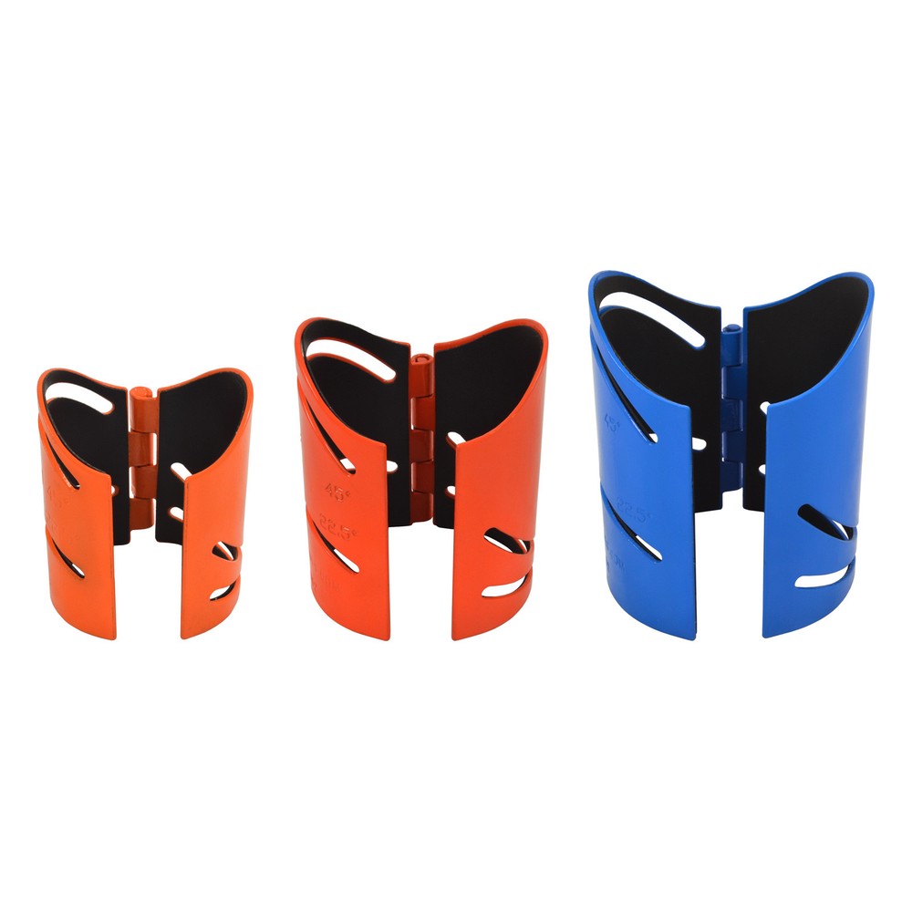 3 Piece PIPE-PRO MEKIT Magnetic Metal Pipe Cutting Guide, Steel