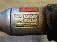 Dynabrade 50350 6000 RPM Pneumatic angle grinder sander buffer polisher