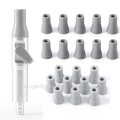 Dental Chair Saliva Ejector Strong /Weak Suction Rubber Snap Tip Adapter/ Handle