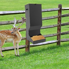 Hanging Deer Feeder Automatic Feed Dispenser With Waterproof Lid For Wildlife
