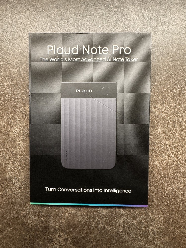 Plaud Note Pro AI Voice Recorder Note Taker PN0300 64GB Black