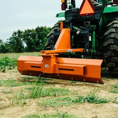 Titan Attachments 3 Point 7.5 FT Rear Blade For Grading And Scraping With Manual