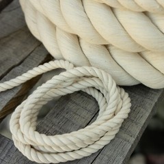 Cotton Rope 100% Natural Twisted Decorative Crafts Arts Pet Toy DIY 3/16 to 1.5″