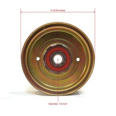 Genuine OEM Grasshopper Idler Pulley for 2004-2014 Mid Mount 223, 227 ZTR Mowers