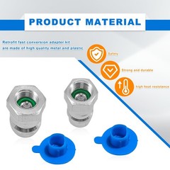 R12 to R134A Conversion kit, AC Retrofit Fitting Adapter Kit,R12 R22 to R134A…