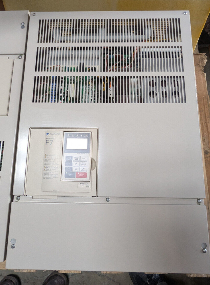 Yaskawa CIMR-F7U4090 Varispeed F7 Ac Vfd Drive 150HP 480V, 3PH, 180A (Working)