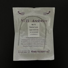Dental Orthodontic Reverse Curve Arch Wires Super Elastic Niti Rectangular Wires