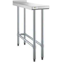 36″W x 12″L Stainless Steel Restaurant Equipment Filler Table with Open Base