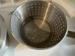 Update International ASP- Aluminum Fry Pot w/ Lid and Aluminum Perforated Basket