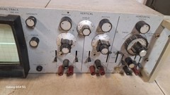 Hp Hewlett Packard 1205b oscilloscope dual trace 500khz 5 mv Powers Up Untested