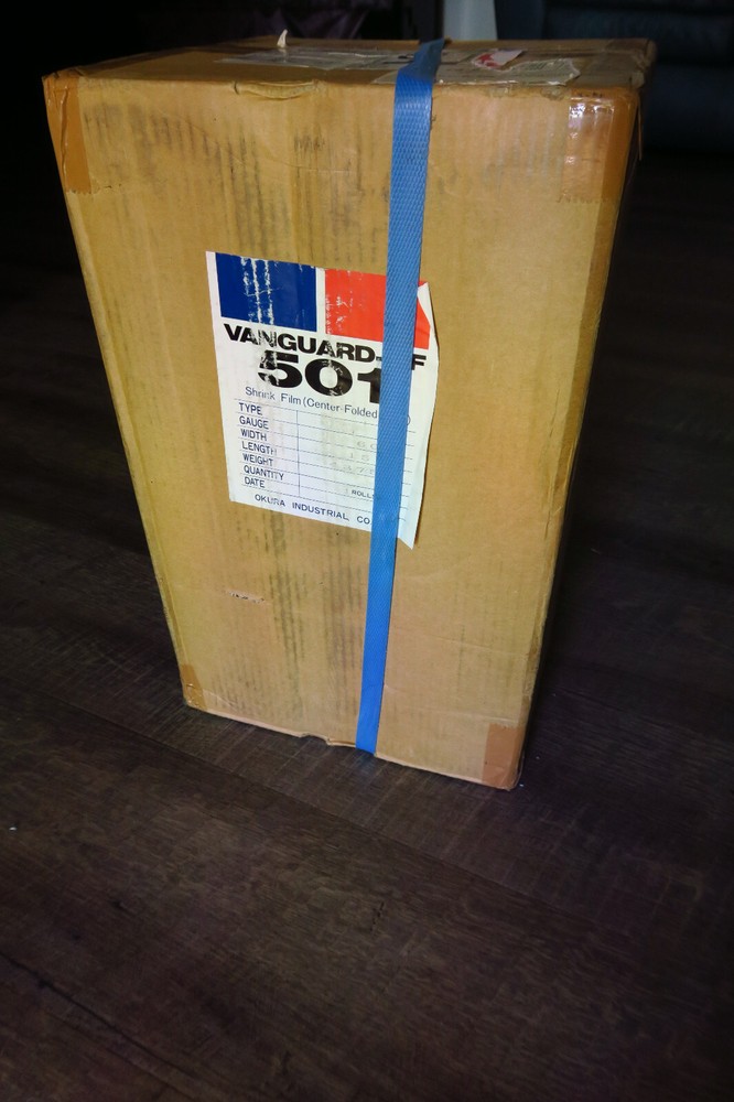 VANGUARD-CF 501 SHRINK FILM CENTER FOLDED GAUGE 60 WIDTH 15 INCH LENGTH 4375ft