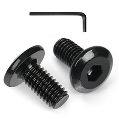 M6-1 X 15 Mm 70Pcs Flat Head Hex Socket Cap Screws Metric M6 Bolts, 304 Stainles