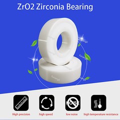 ZrO2 Zirconia Full Ceramic Ball Bearing Double Sealed Resistant Corrosion