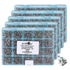 AZDENT Dental Orthodontic Brackets Braces Mini Roth/MBT .022″ 3 4 5 Hooks FDA