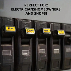 129PCS Circuit Breaker Box Labels Fuse Box Electrical Panel Identification Set