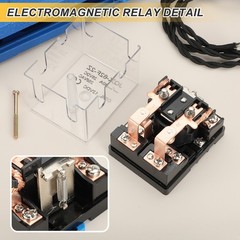 AC110V 120A Electromagnetic Relay High Power Relay DPDT 2NO 2NC 8 Terminal