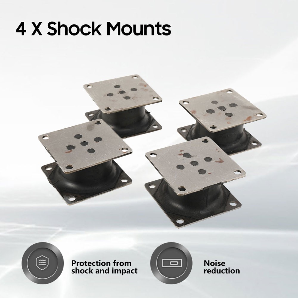 4pcs Shock Mount For Stanley Hydraulic HS6000 HS6019 HS6100 HSX6 Bobcat PCF64